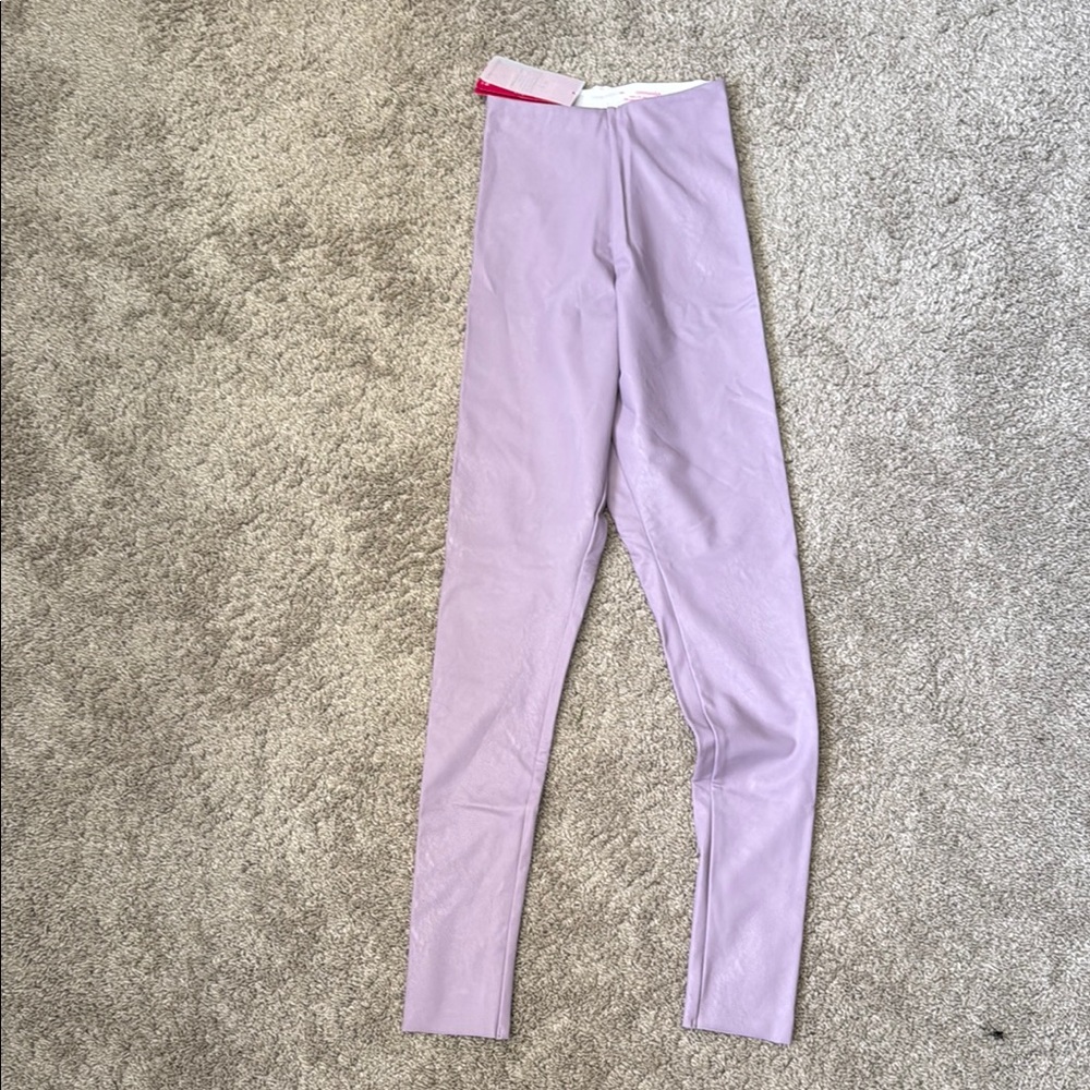 NWT Commando Faux Leather Legging in Lavender